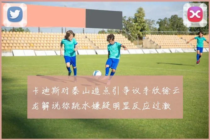 卡迪斯对泰山造点引争议李欣徐云龙解说称跳水嫌疑明显反应过激
